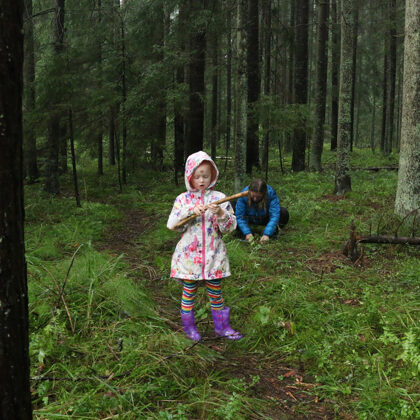 Lasām kociņus gaidāmajai ritma nodarbībai